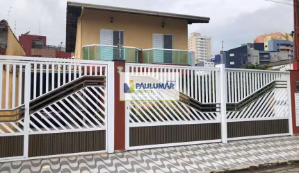 Sobrado com 3 dorms, Jardim Aguapeu, Mongaguá - R$ 750 mil, Cod: 829816