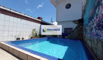 Sobrado com 4 quartos, Caiçara, Praia Grande - R$ 680 mil, Cod: 831369