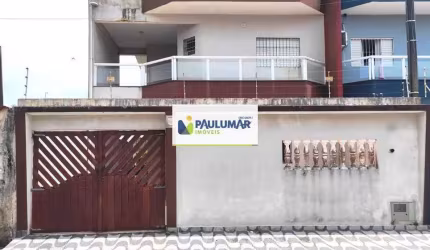 Sobrado com 3 quartos, Balneário Itaguai, Mongaguá - R$ 400 mil, Cod: 831493