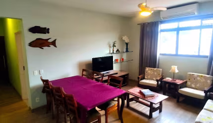 Apartamento com 3 quartos mais dependência com banheiro, 110 m², à venda por R$ 650.000,00 - Campo Grande - Santos/SP