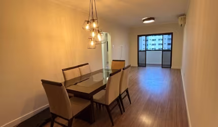 Apartamento climatizado com 2 dormitórios mais dependência para locação, 143 m² - Marapé - Santos/SP