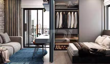 Studio com 1 dormitório à venda, 26 m² por R$ 449.000,00 - Água Verde - Curitiba/PR