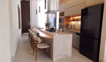 Casa Térrea 124 a 136,13 m2 | Piscina | Condomínio Fechado - Senador Canedo/GO
