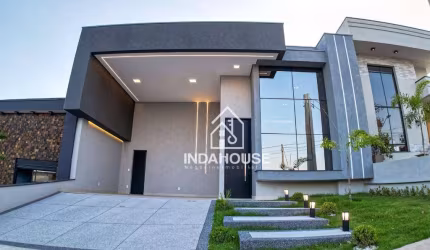 Casa com 3 Suites à venda, 202 m² por R$ 1.705.000 - Condomínio Piemonte - Indaiatuba/SP