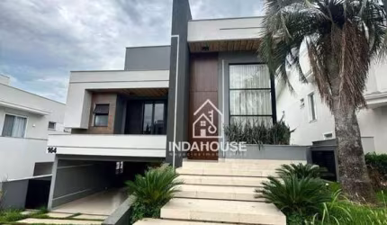 Sobrado com 3 Suites, 346 m² - venda por R$ 3.200.000 ou aluguel por R$ 21.383/mês - Jardim Vila Paradiso - Indaiatuba/SP