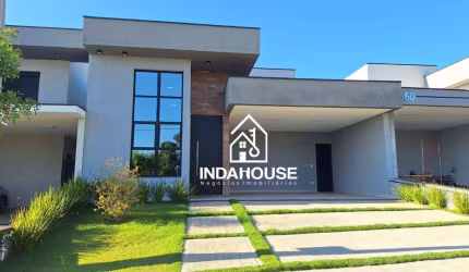 Casa com 3 Suítes  a venda 162 m²  - Jardins Di Roma - Indaiatuba/SP
