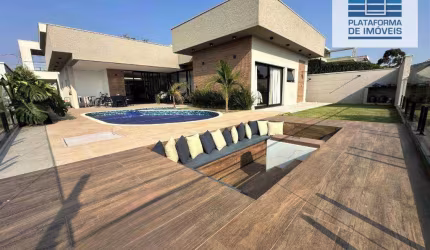 Casa com 4 dormitórios à venda, 425 m² por R$ 4.100.000,00 - Condomínio Terras de Santa Cruz - Bragança Paulista/SP