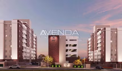 Apartamento com 2 quartos à venda na Rua Cascavel, Alto Tarumã, Pinhais, 46 m2 por R$ 302.200