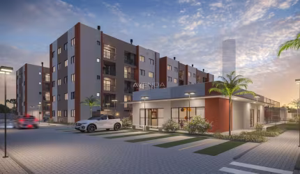 Apartamento com 2 quartos à venda na Rua Tibúrcio G. de Oliveira, 304, Atuba, Pinhais, 44 m2 por R$ 296.296