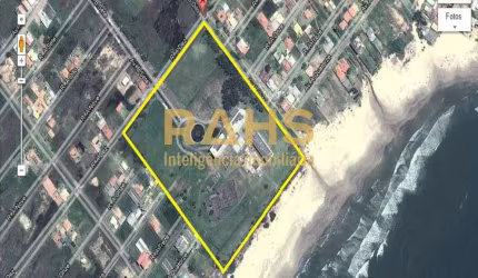Terreno Frente mar com Hotel Inativado e 58.080 m²
