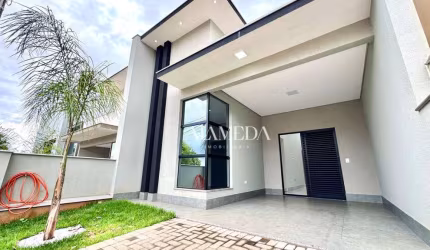 Casa com 3 Quartos sendo 1 Suíte em Condomínio Fechado para alugar, 81 m² por R$ 2.600/mês - Morada das Flores - Cambé/PR