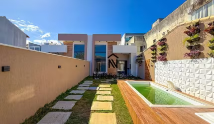 Casa Linear com Piscina e Churrasqueira no Recreio.