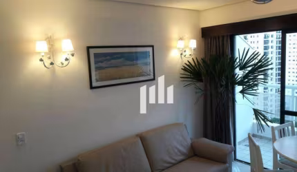 Flat com 1 dormitório, 37 m² - venda por R$ 390.000,00 ou aluguel por R$ 5.700,00/mês - Moema - São Paulo/SP