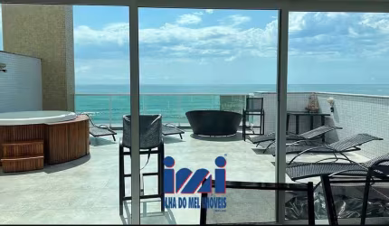 Cobertura duplex frente mar com 4 dormitórios