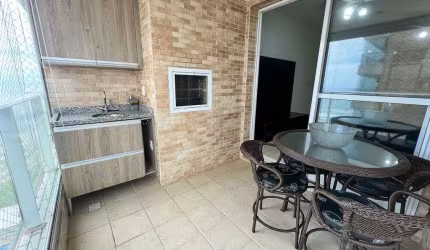 Apartamento 03 dormitórios - Vista Mar - Mobiliado - Lazer Completo -  Mirim