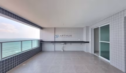 Apartamento na Praia Grande, Caiçara com 3 quartos, 2 suítes e 140m² privativos