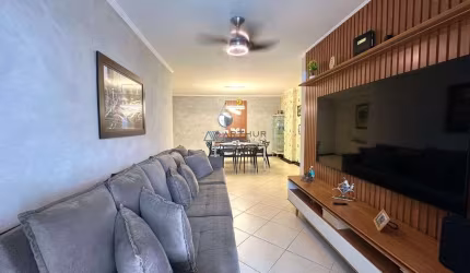 Apartamento à venda em Praia Grande na Guilhermina, 2 dormitórios, 1 vaga, lazer