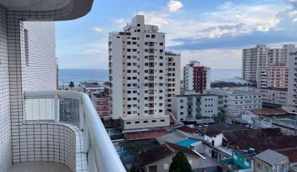 Apartamento à venda em Praia Grande na Tupi - 03 suítes, com vista mar