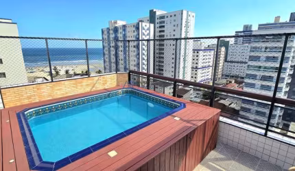 Cobertura à Venda no Bairro da Guilhermina com 3 suítes e piscina privativa