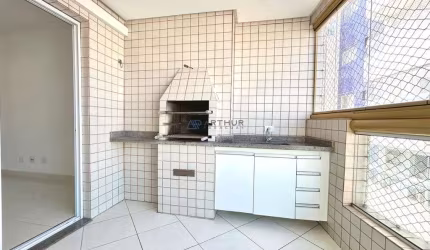Apartamento à venda com vista mar em Praia Grande com churrasqueira a carvão