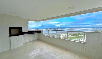 Apartamento frente mar à venda em Praia Grande com 3 quartos sendo 2 suítes
