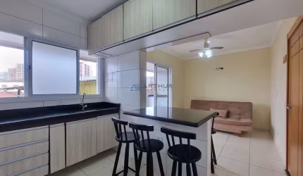 Apartamento à venda em Praia Grande no Caiçara com 2 quartos, 1 suíte, 64m²
