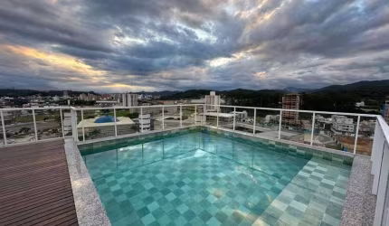 Apartamento com 1 dormitório para alugar, 55 m² por R$ 3.072,66/mês - Santa Terezinha - Brusque/SC