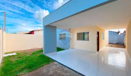 Casa Nova com área de 200m² a 5 minutos do Atacadão de Parnamirim-RN