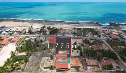Terreno Próximo as Melhores Praias do Litoral Sul 1.725m² Com 34 Metros de Frente Escriturado