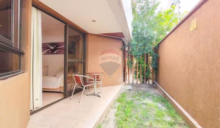 Flat Com Jardim à Beira-mar em Ponta Negra, Natal 1 Suíte 48m² Lazer e Segurança 24 horas