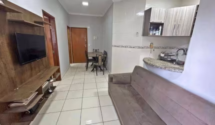 Apto 1 dorm, 40m², 1 vaga, lazer completo, no Boqueirão em Praia Grande