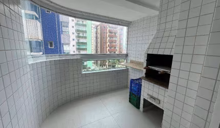 Apto 1 dorm, Vista mar, Varanda Gourmet no Caiçara em Praia Grande SP.