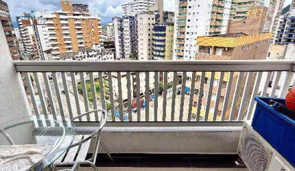 Apartamento com 1 dormitório à venda, 50 m² por R$ 299.000 - Vila Guilhermina - Praia Grande/SP