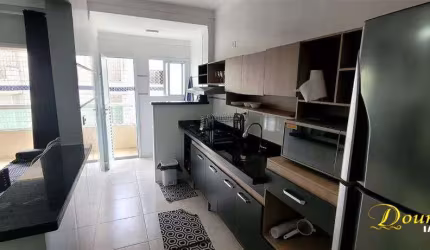 Apto de 2 dorm(s), sendo 1 suíte, com varanda gourmet e lazer, mobiliado no Real em Praia Grande SP