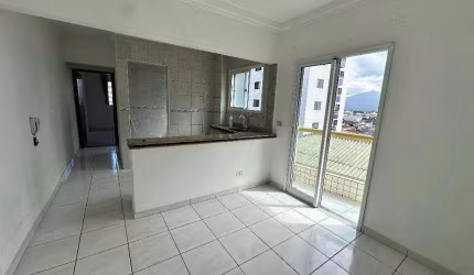 Apto de 1 dormitório com  sacada, lazer completo na Tupi em Praia Grande SP.