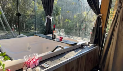 CABANA COM TERRENO DE 6.300 m² EM ALFREDO WAGNER Á VENDA POR R$ 350.000,00.