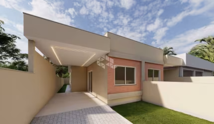 CASA GEMINADA COM 2 DORMITÓRIOS/QUARTOS SENDO 1 SUÍTE EM SÃO JOSÉ - SC Á VENDA POR R$ 450.450,00.