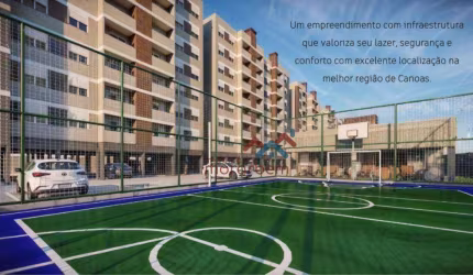 Apartamento com 2 dormitórios à venda, 51 m² por R$ 239.000,00 - Estância Velha - Canoas/RS