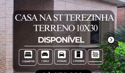 Casa com 2 quartos à venda no Três Vendas