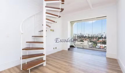 Cobertura com 2 dormitórios para alugar, 182 m² por R$ 16.461,63/mês - Moema Índios - São Paulo/SP