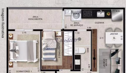 Apartamento com 2 dormitórios à venda, 45 m² por R$ 280.000,00 - Tucuruvi - São Paulo/SP