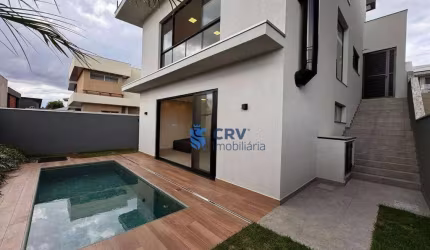 Casa em condominio com 03 suites e piscina