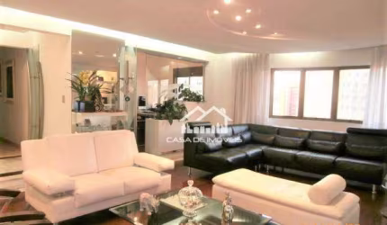 Apartamento com 4 dormitórios para locação, com 190m² em Moema