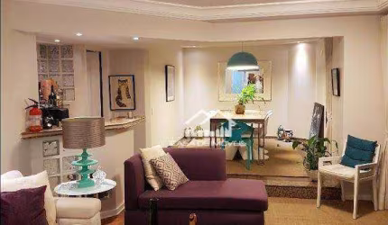 Vende apartamento com 107m², 3 suítes, reformado e modernizado.