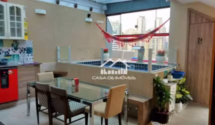 Vende cobertura, 145m², com piscina e churrasqueira na Vila Andrade.