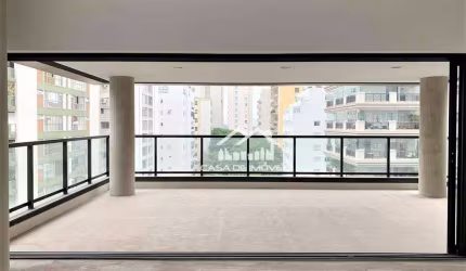 Apartamento novo à venda, no contrapiso, 206m² nos Jardins, 3 suítes, 4 vagas