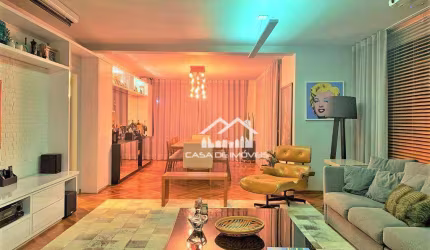 Apartamento totalmente mobiliado à venda, 200m², maravilhoso! Pinheiros