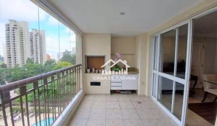 Vende apartamento de 130m² com varanda gourmet e vista para o parque Burle Marx