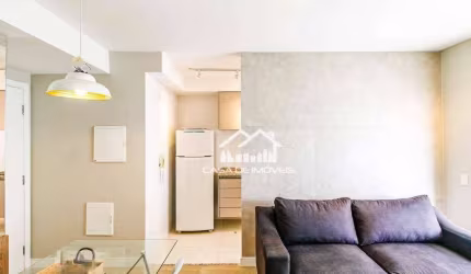 Vende apartamento mobiliado com 37m² em prédio novo na Vila Cruzeiro.