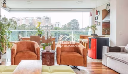 Vende lindíssimo apartamento em condomínio clube no Panamby com 129m² e varanda gourmet.